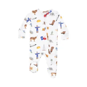 2-Way Zipper Footie / Texas