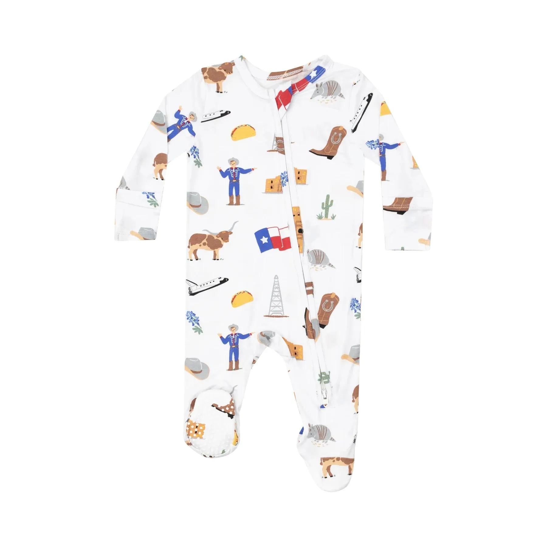 2-Way Zipper Footie / Texas