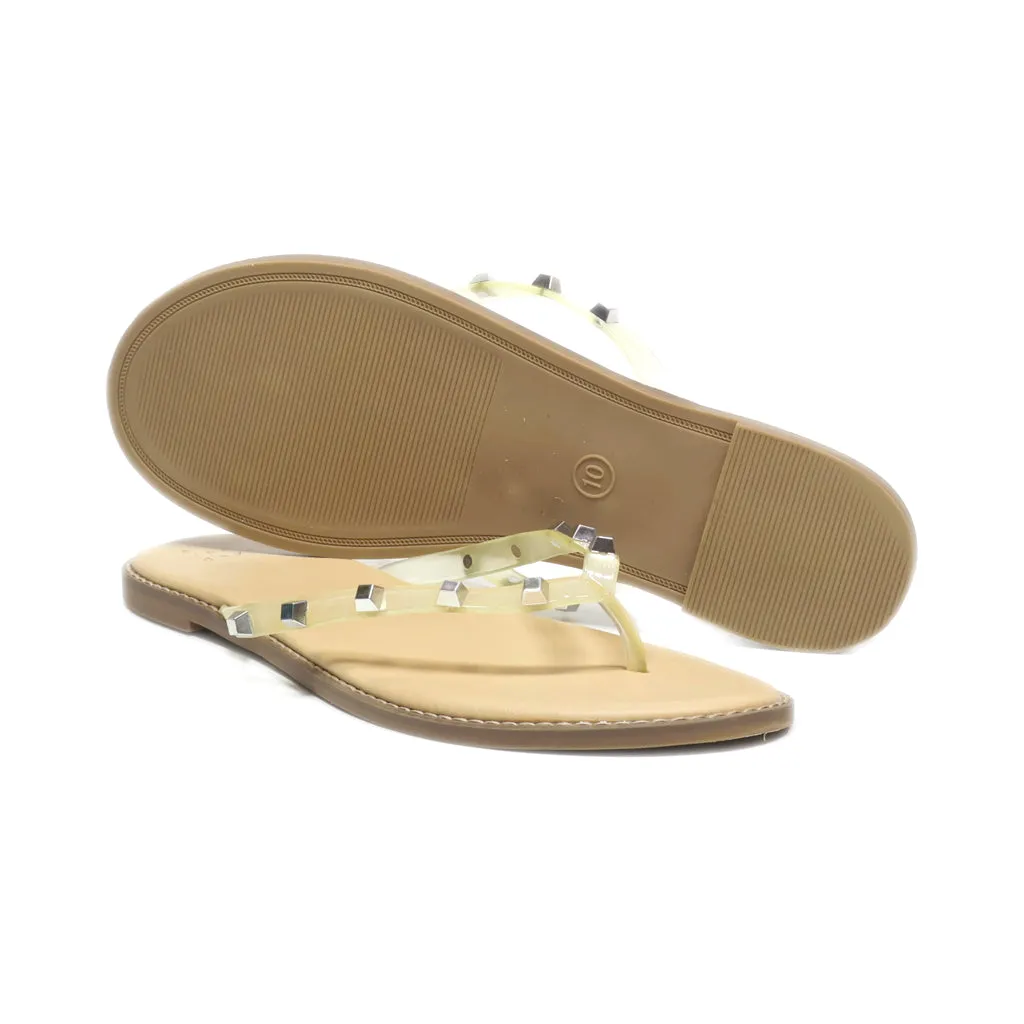 A New Day Slippers Rubber Beige Colour For Women