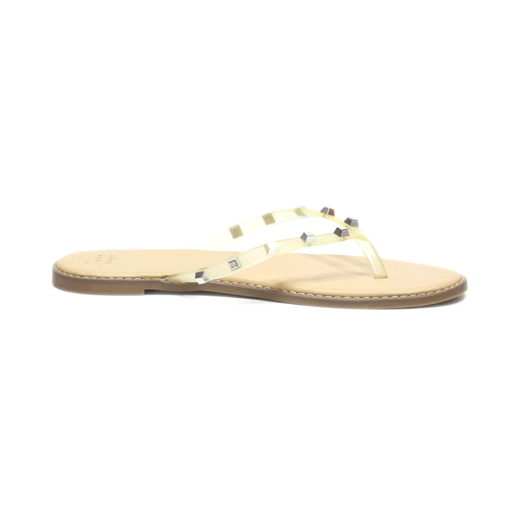 A New Day Slippers Rubber Beige Colour For Women