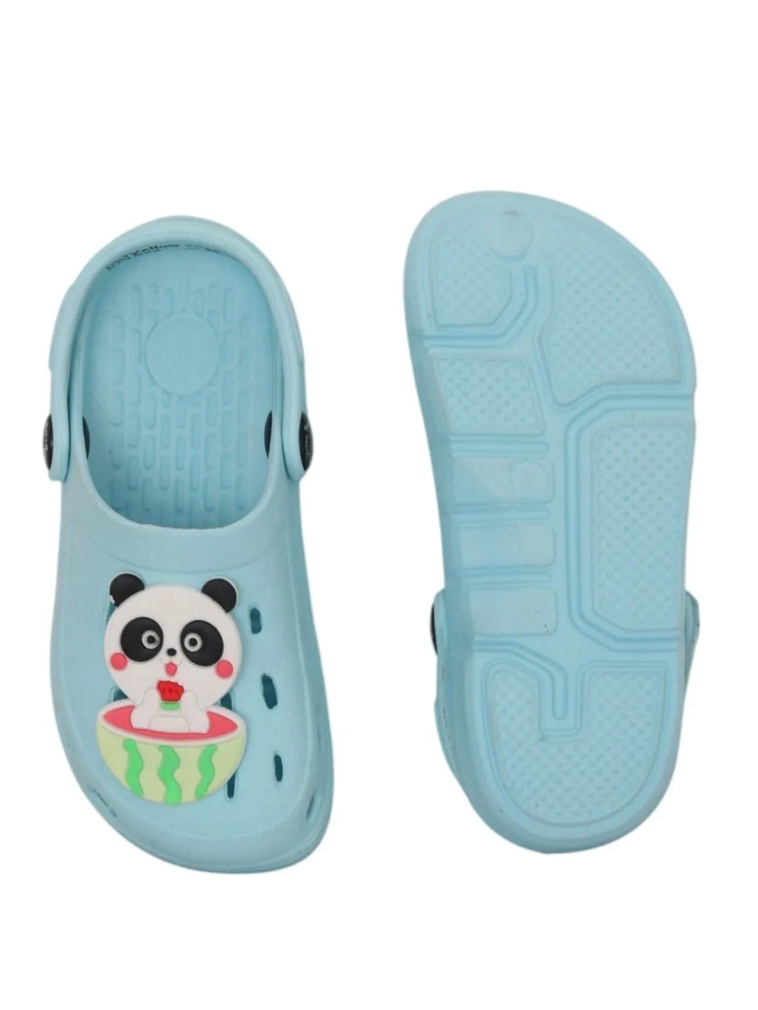 Adorable Panda-Themed & Watermelon Design Clogs for Girls