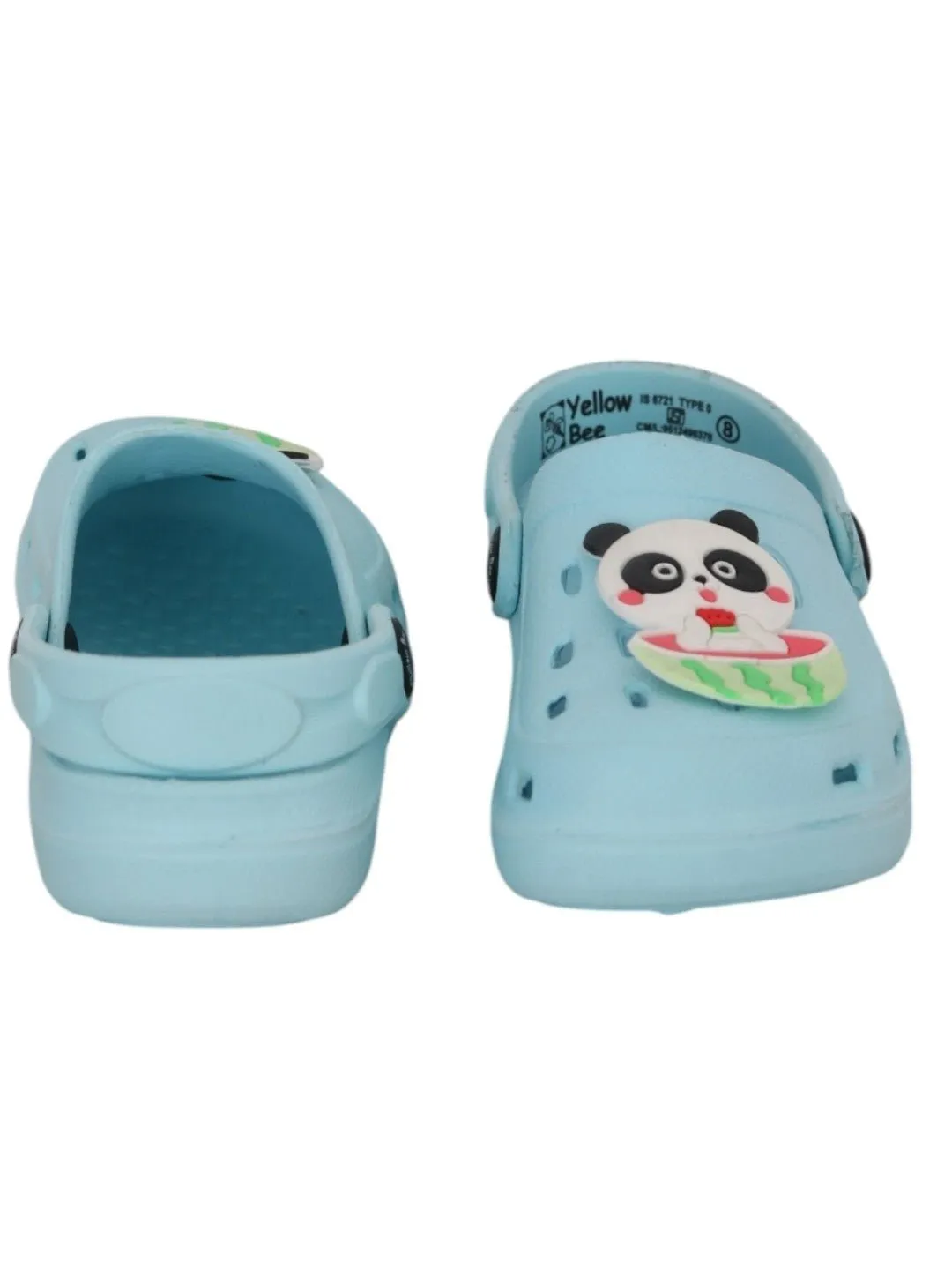 Adorable Panda-Themed & Watermelon Design Clogs for Girls