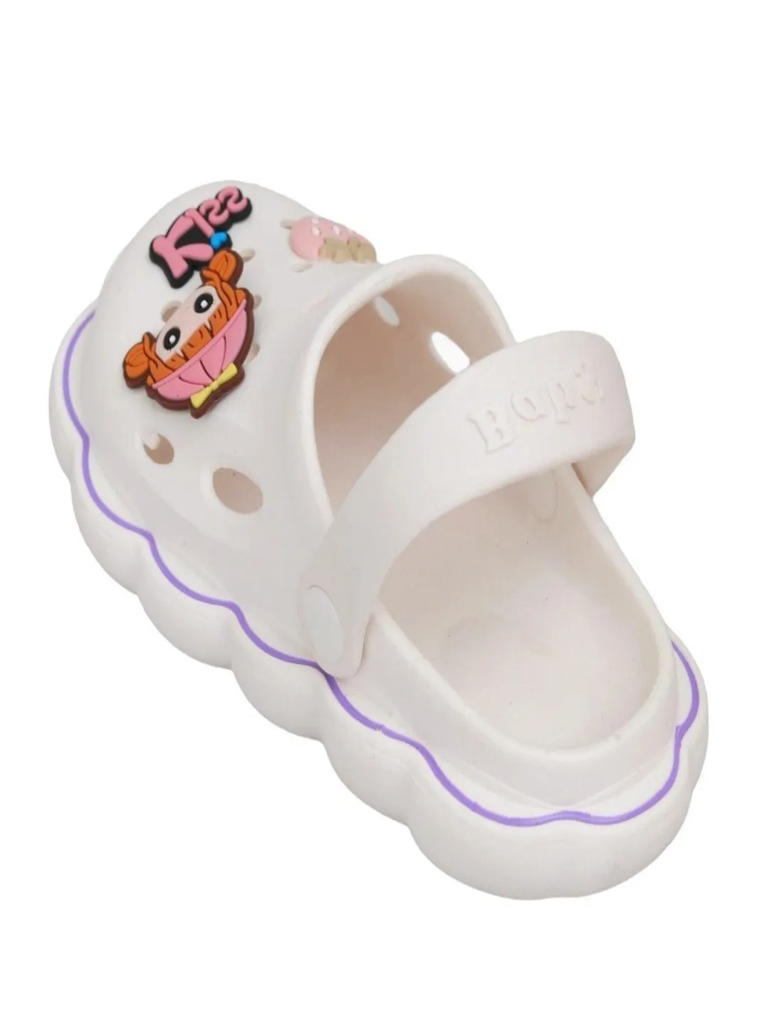 Adorable Strawberry and Doll Motif Clogs for Toddlers - Perfect First Steps