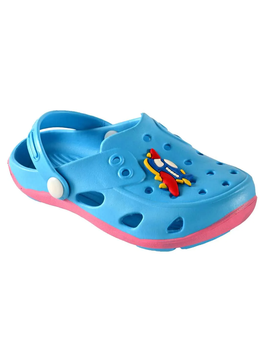 Aeroplane Motif Clogs for Boys