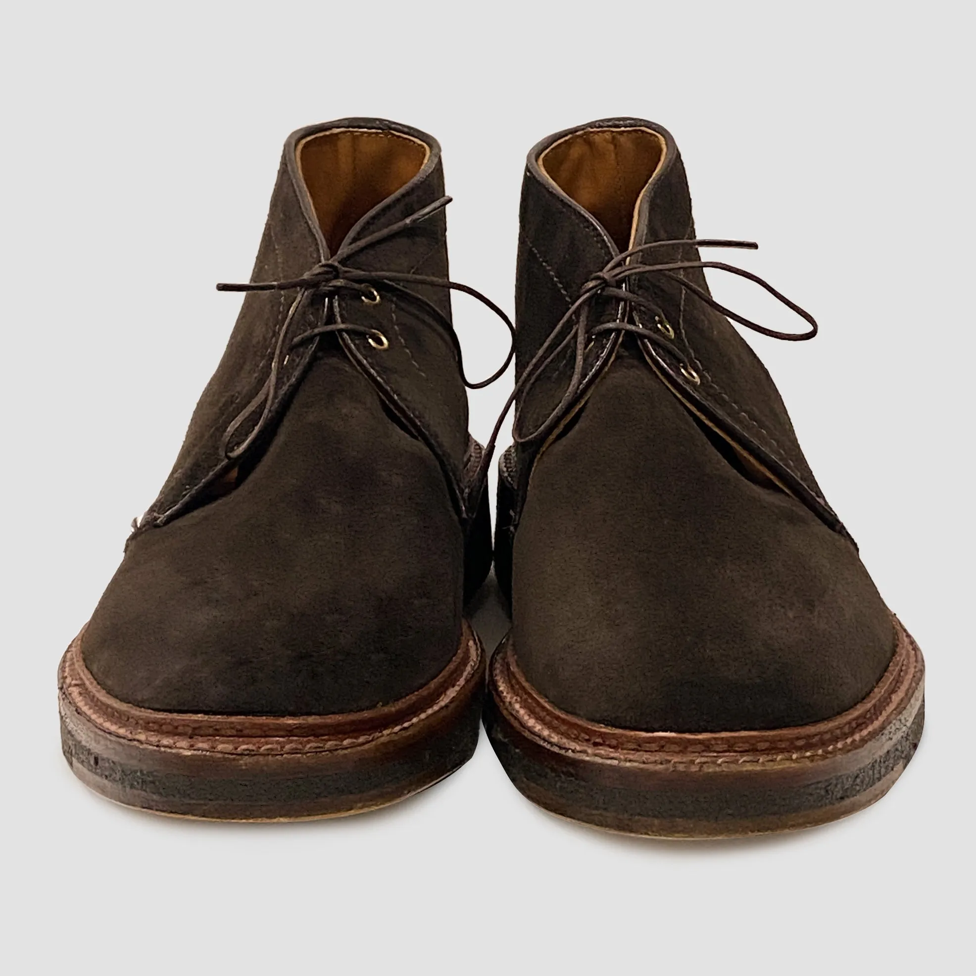 Alden x Silver Deer Chukka Boot in Chocolate Suede and Crepe Sole