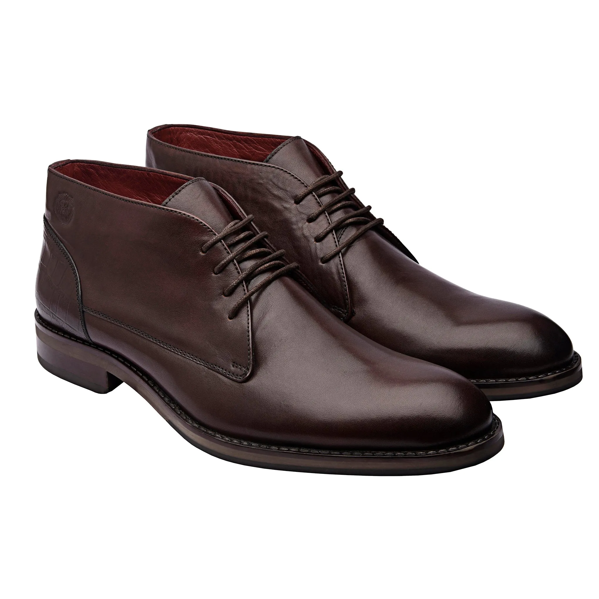 Antoine Plain Toe Chukka Boots