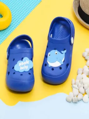 Baby Whale Blue Clogs for Boys