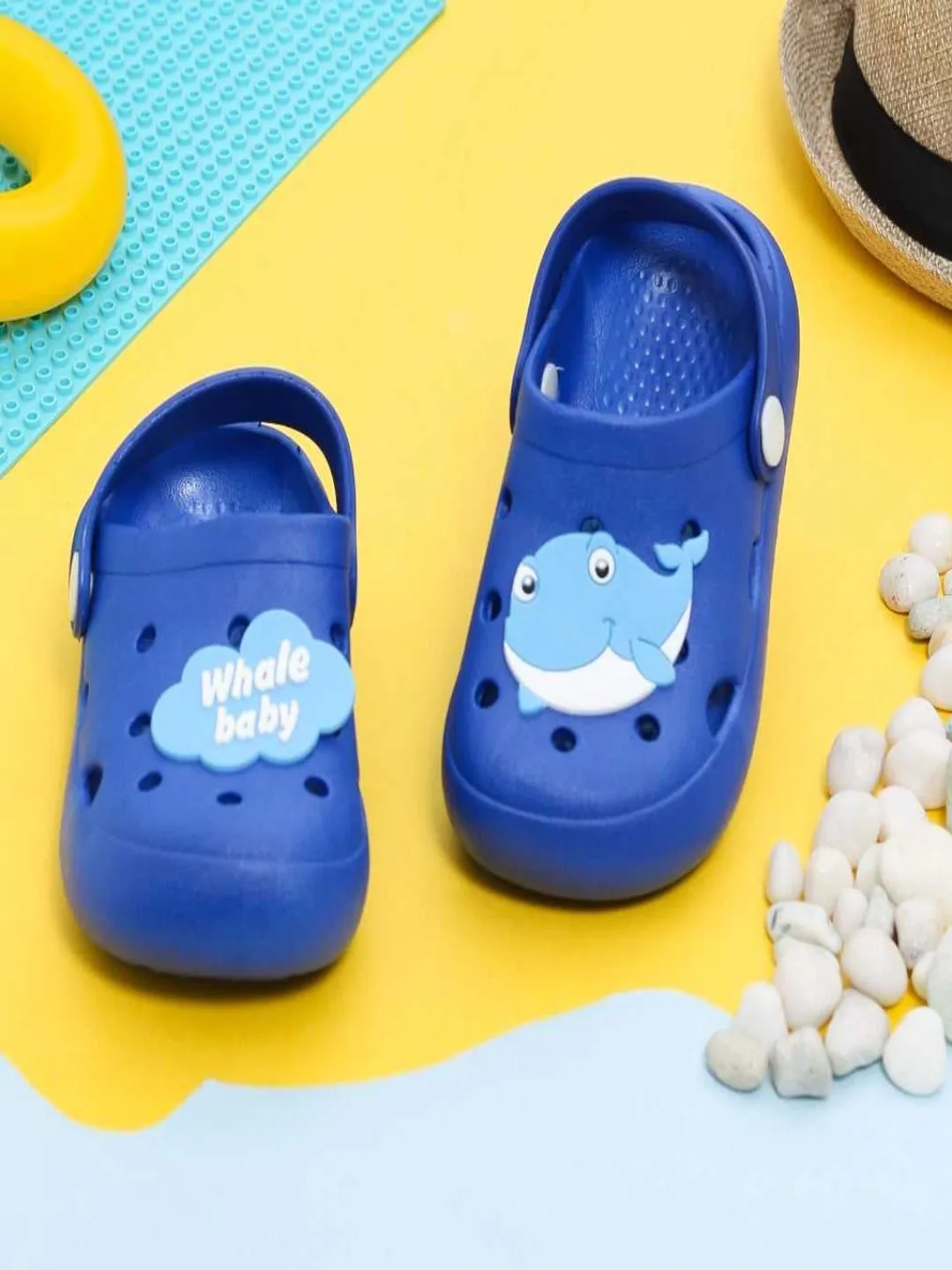 Baby Whale Blue Clogs for Boys