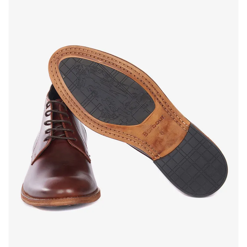 Barbour Benwell Mens Leather Boot - Mahogany