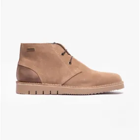 Barbour KENT Mens Suede Chukka Boots Sand