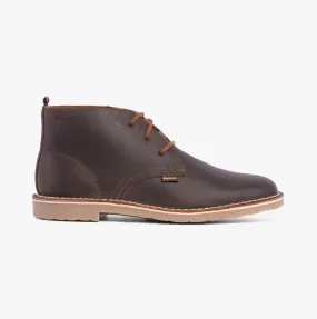 Barbour SITON Mens Desert Boots Brown