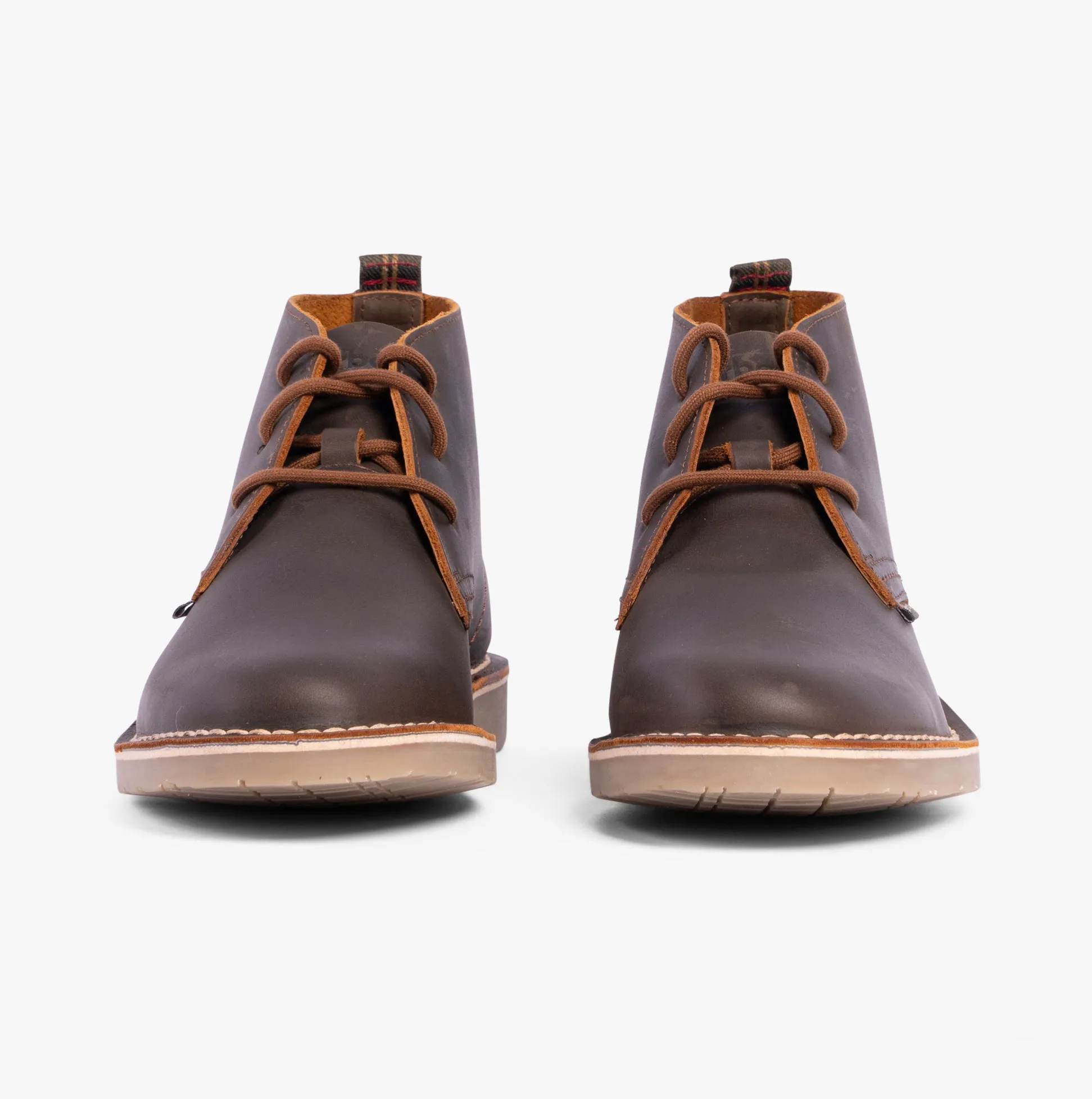 Barbour SITON Mens Desert Boots Brown