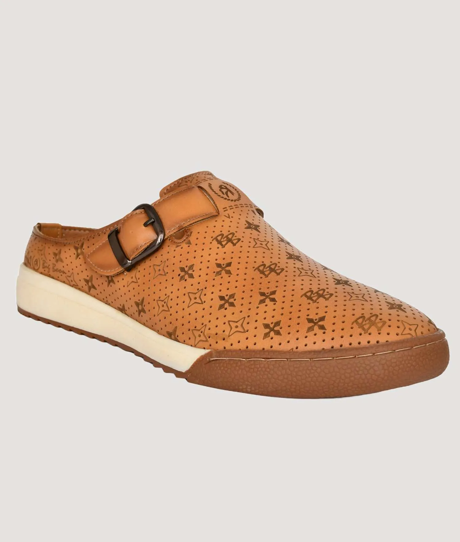 Big Boon Men's Printed Ethnic Clogs