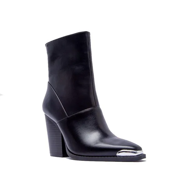 Black Western Booties