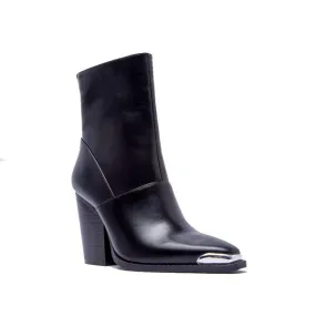 Black Western Booties