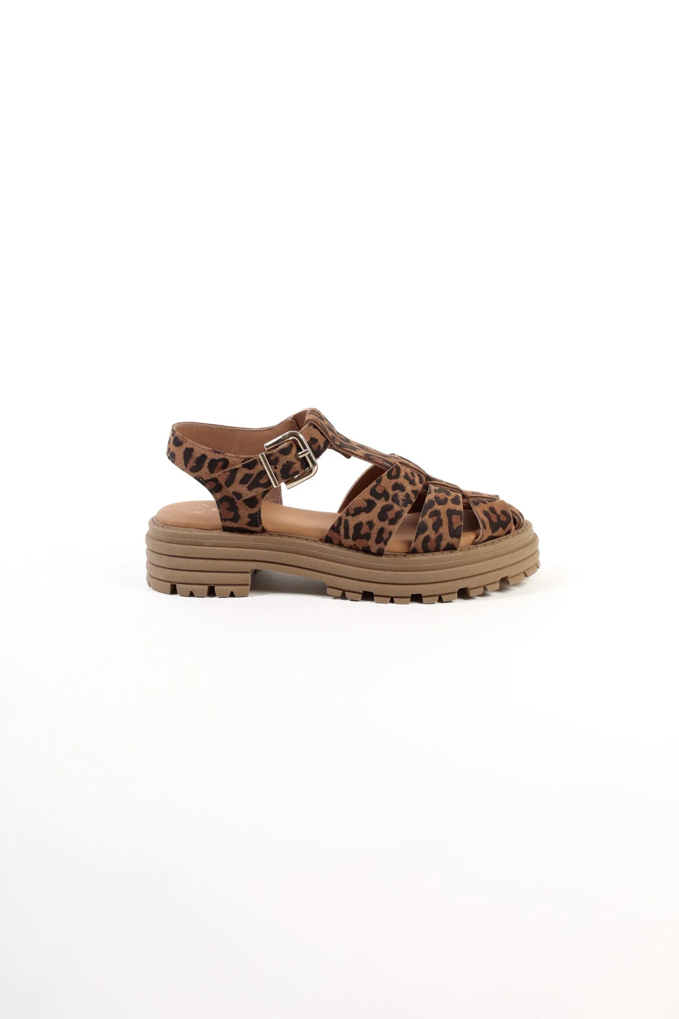 CALA LEOPARD- Chunky Fisherman Sandals
