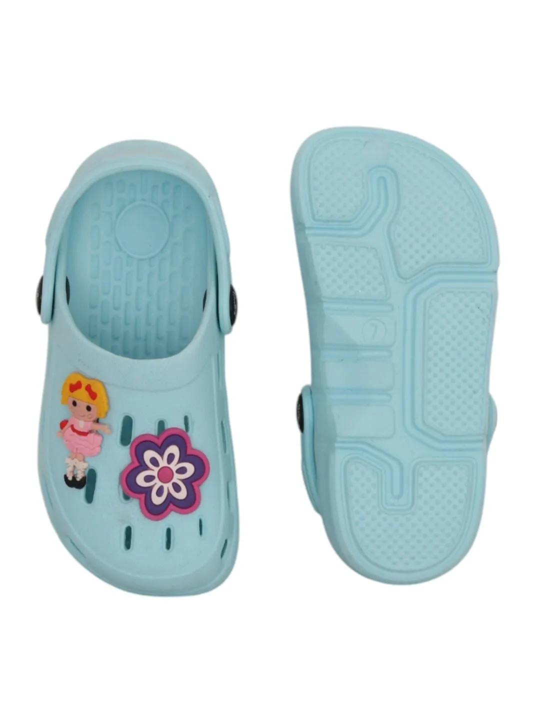Charming Butterfly, Flower and Doll Design Clogs for Girls