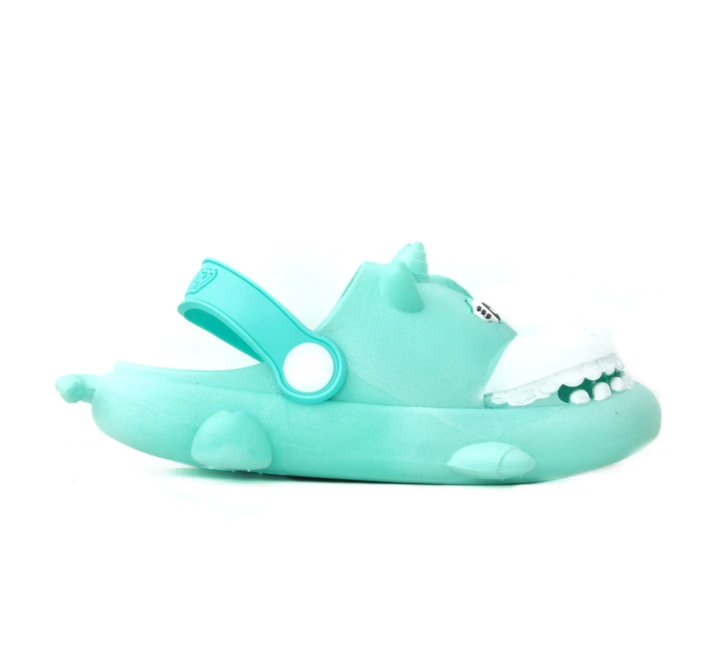 Cheerful Aqua Hippo Clogs for Toddlers - Jump Into Joyful Steps
