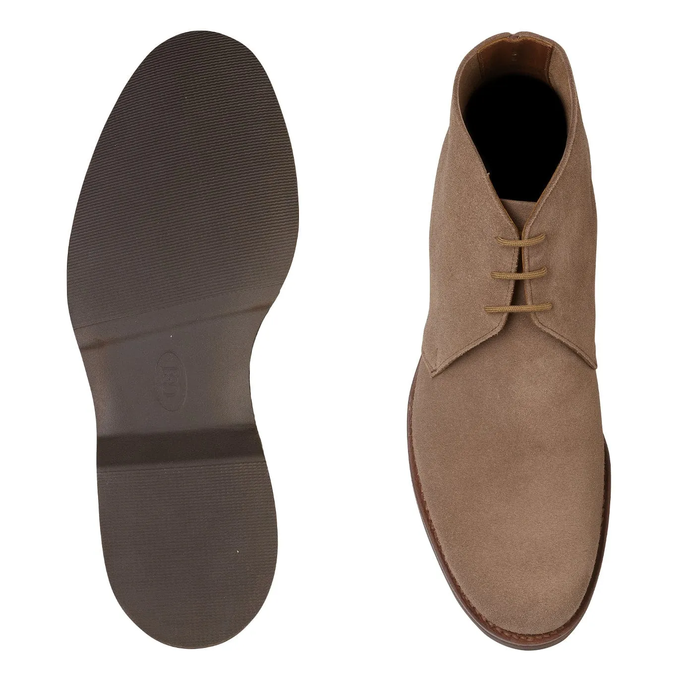 Chukka 4 Taupe Reverse Butt Suede