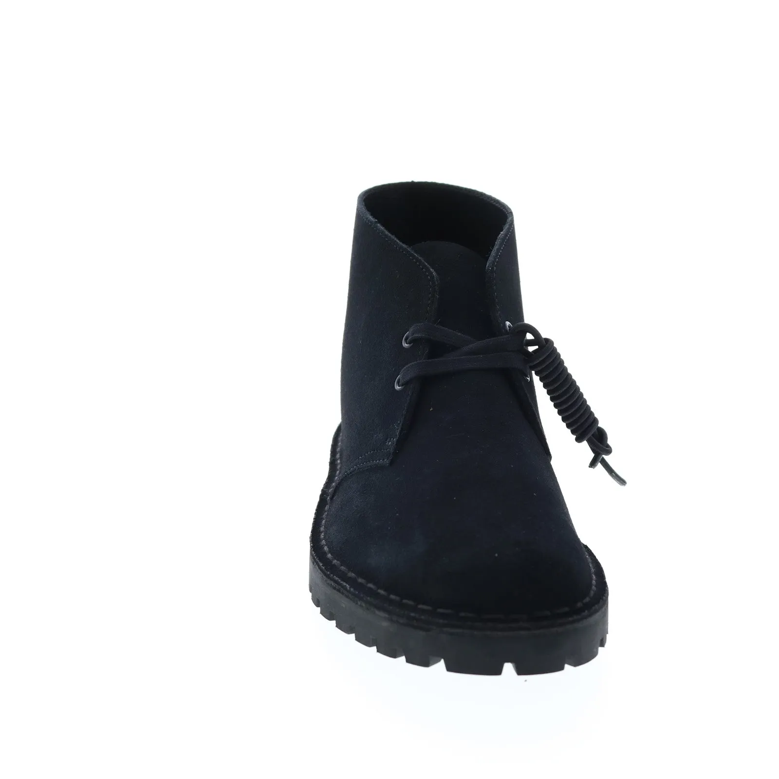 Clarks Originals Desert Rock Boots Men's Black Suede 26162705