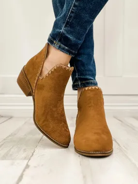 Corky's Spice It Up Faux Suede Booties, Tobacco