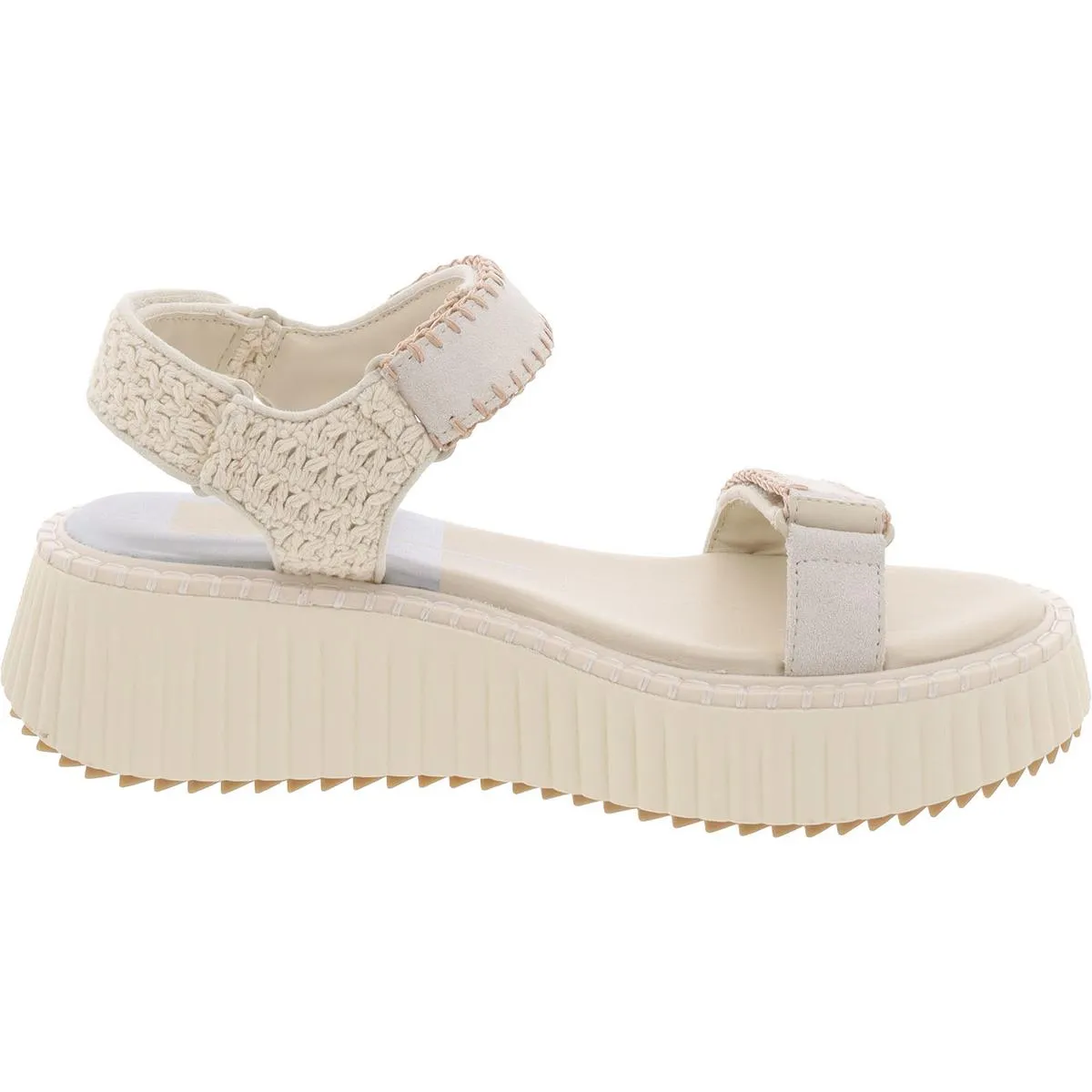 Dolce Vita Womens Lasly Ankle Strap Lug Sole Fisherman Sandals