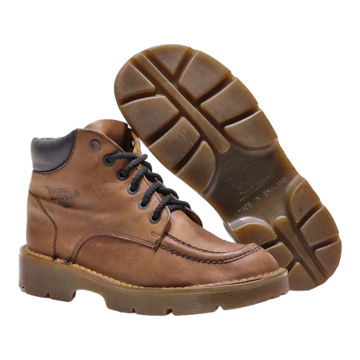 DR MARTENS Made In England Chukka Boots Brown Leather Mens UK 7