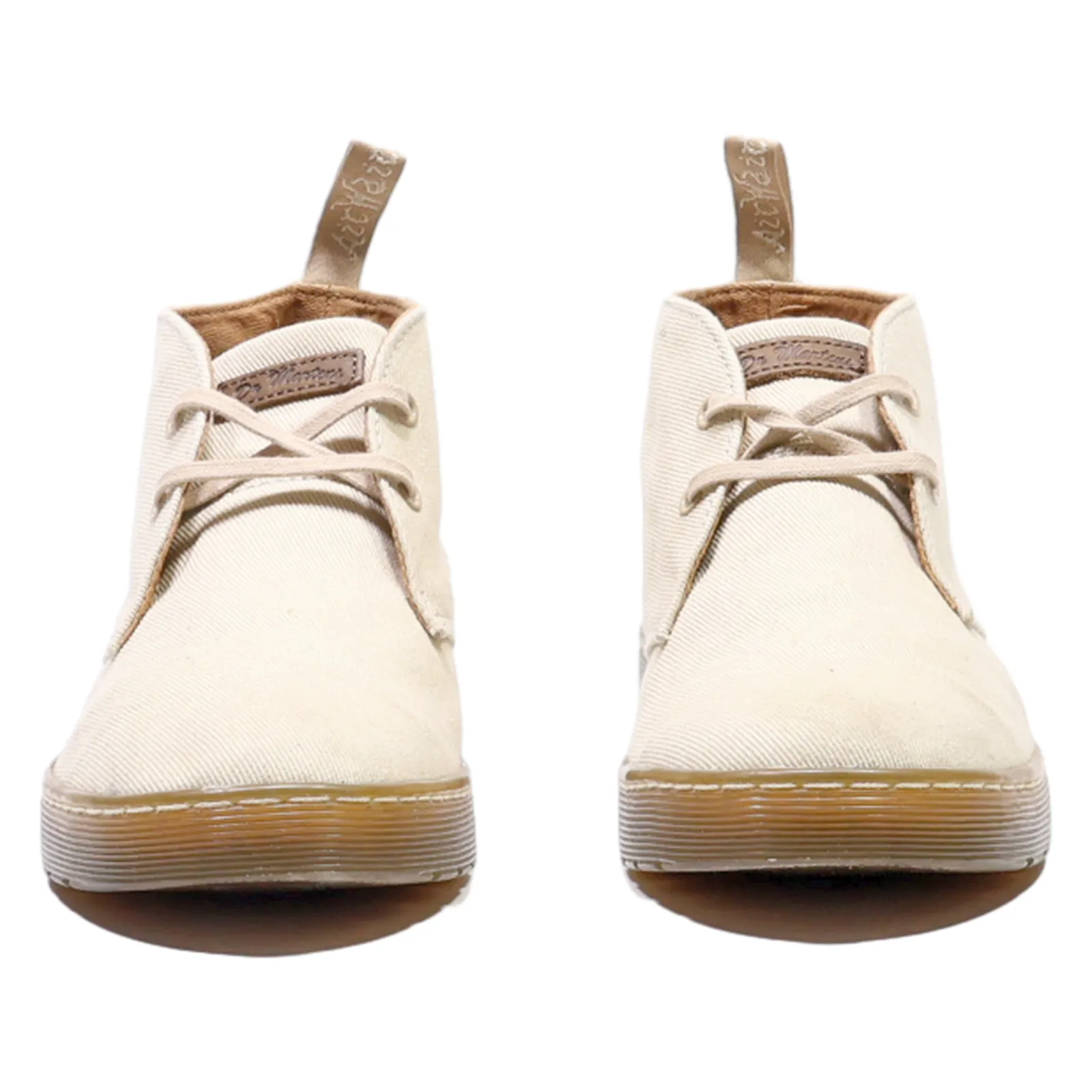 DR MARTENS MAYPORT Desert Boots Beige Canvas Mens UK 9