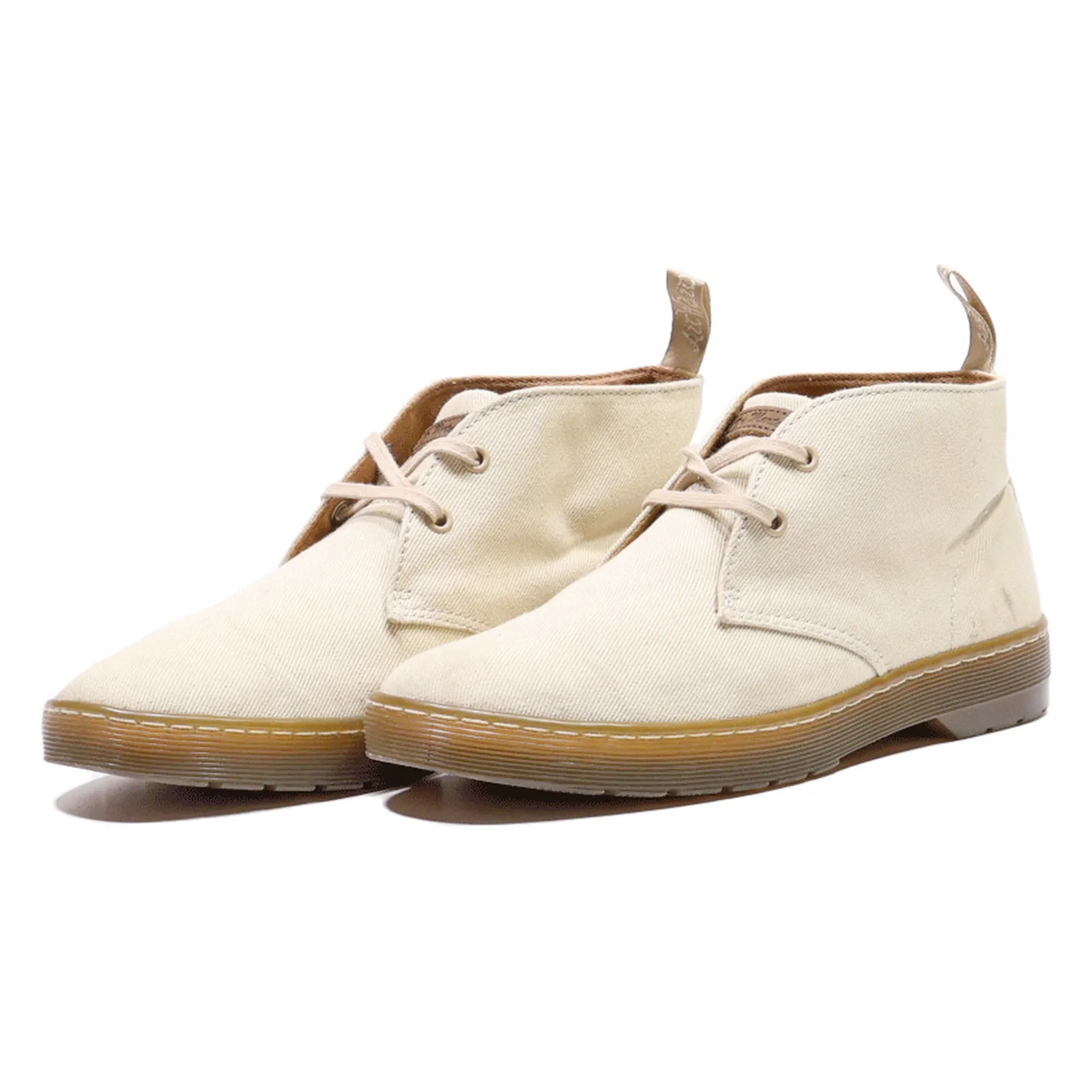 DR MARTENS MAYPORT Desert Boots Beige Canvas Mens UK 9