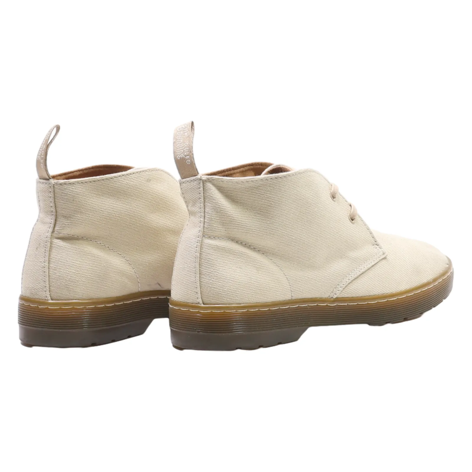 DR MARTENS MAYPORT Desert Boots Beige Canvas Mens UK 9