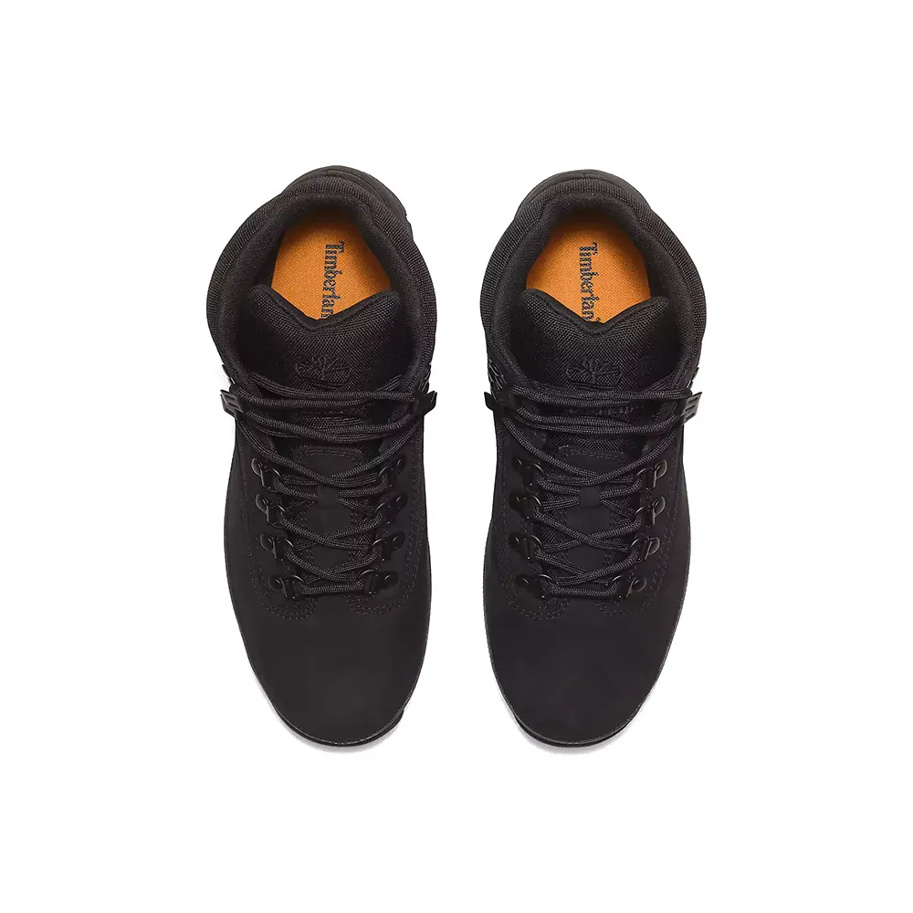 Euro Hiker Mid Lace-up Boot 'Black Nubuck'