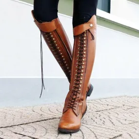 Fashionable High Tube Knee Boots