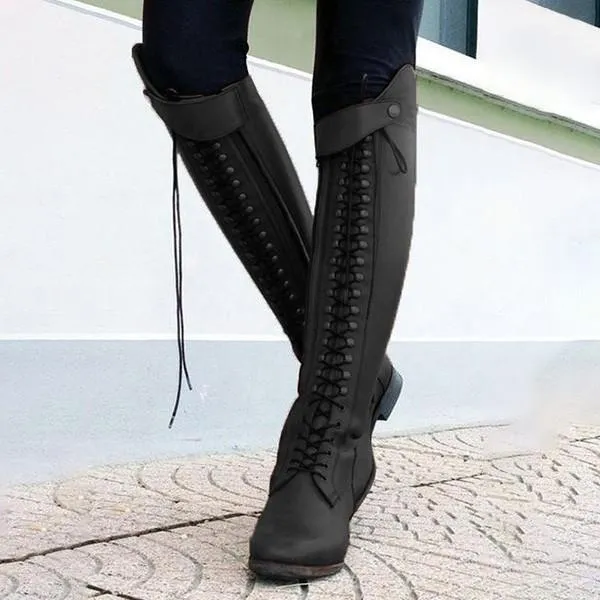 Fashionable High Tube Knee Boots