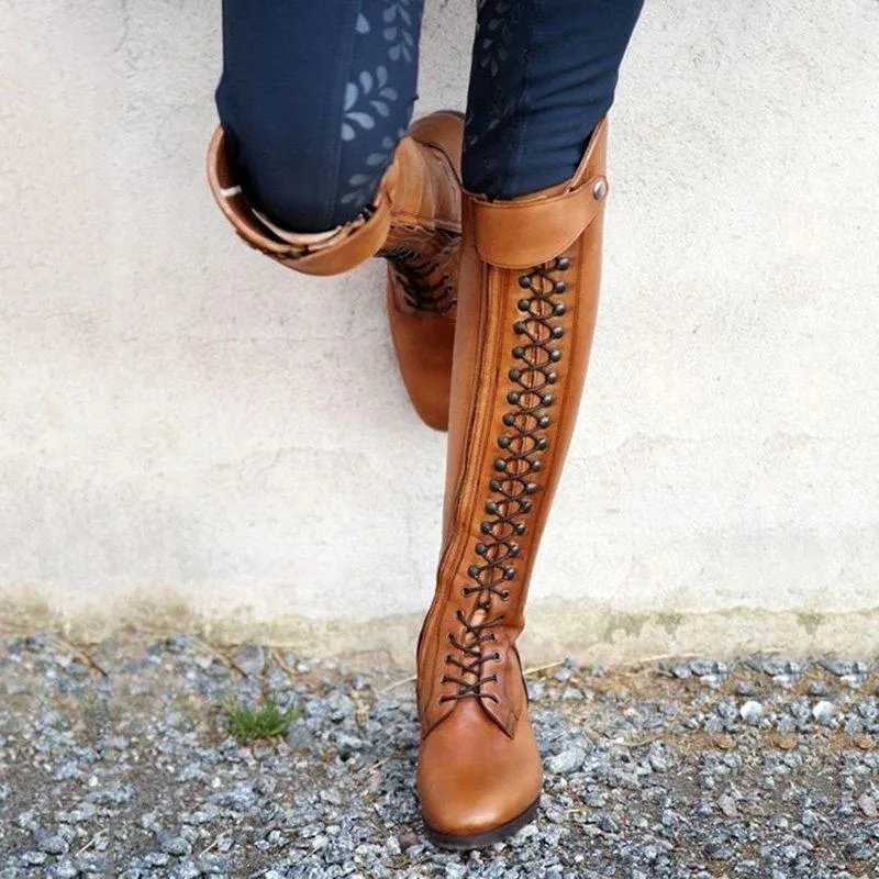 Fashionable High Tube Knee Boots