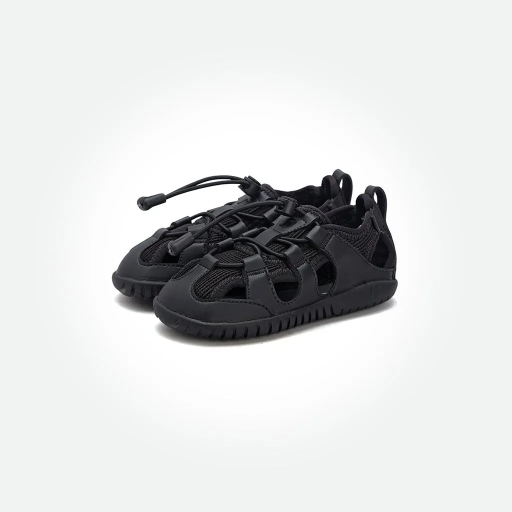 Fisherman Barefoot Sandals - Black On Black