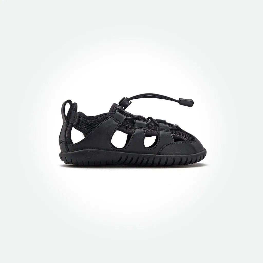 Fisherman Barefoot Sandals - Black On Black