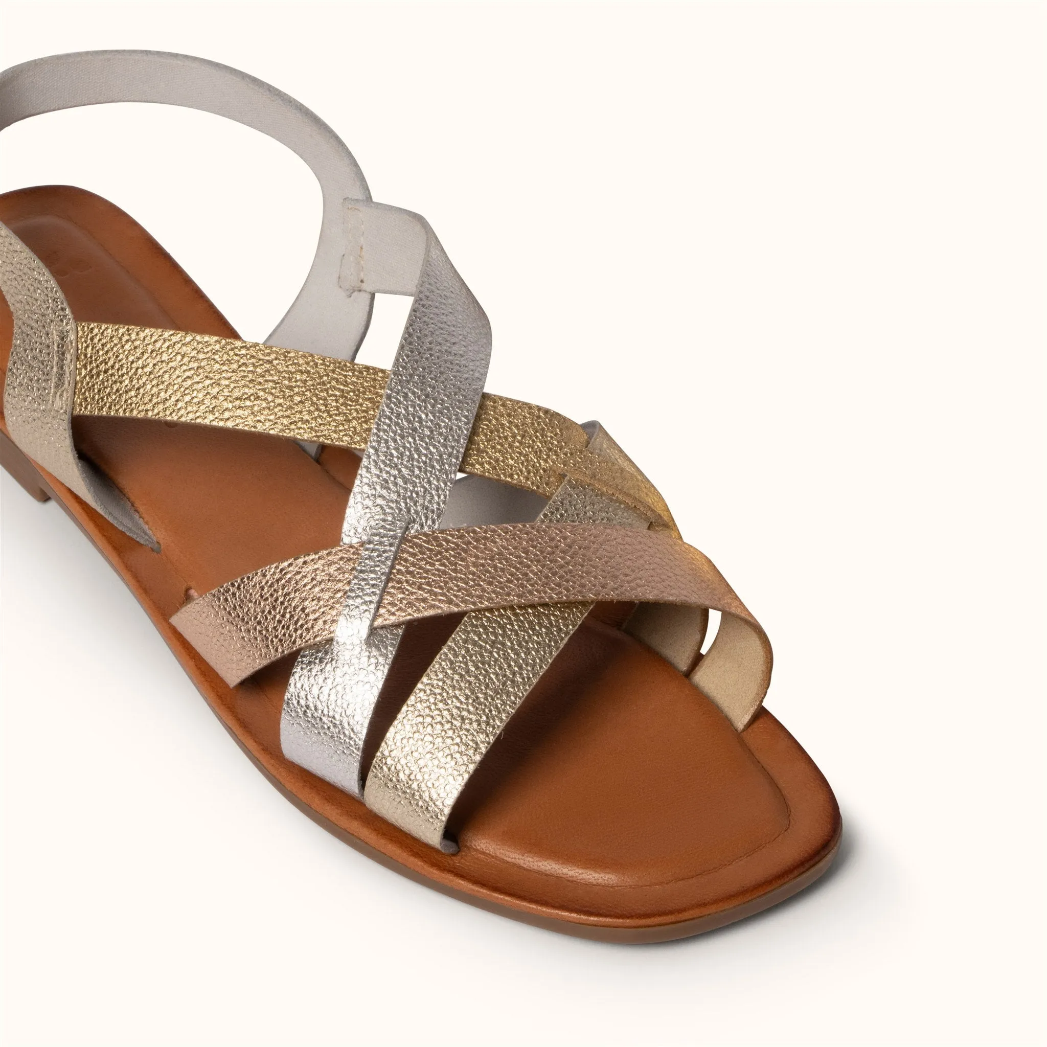 Fisherman Sandal - Metallic