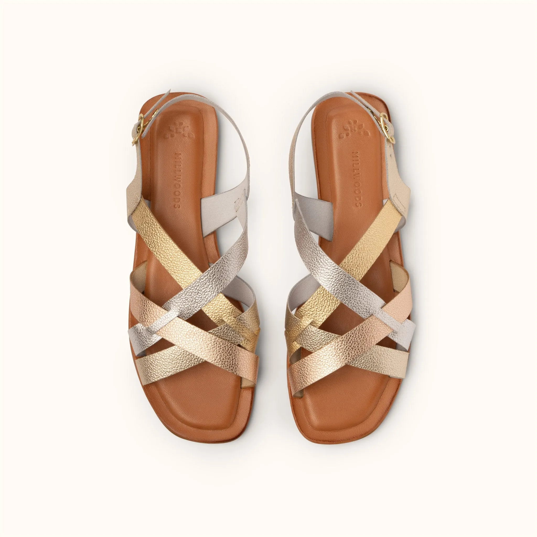 Fisherman Sandal - Metallic