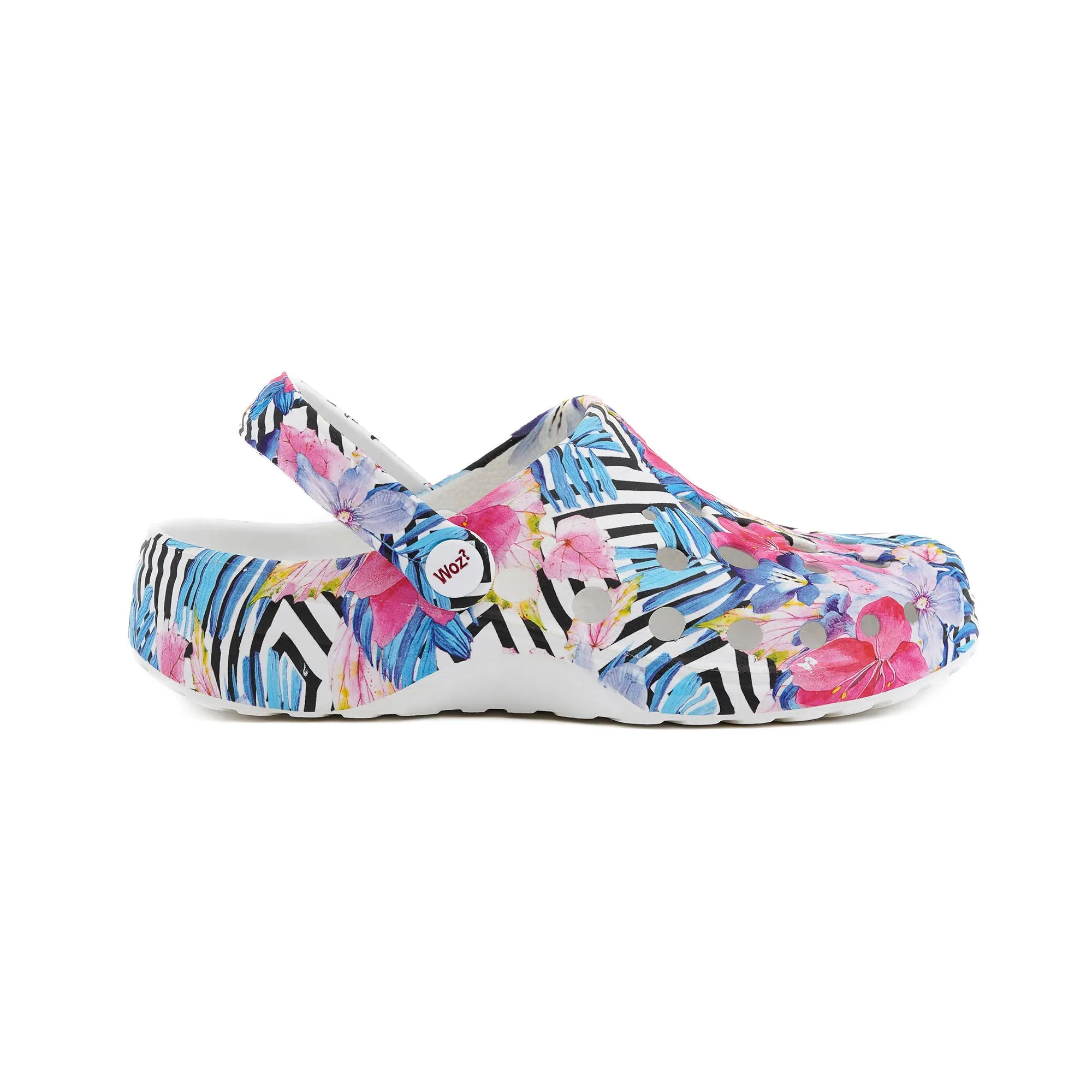 Flower Print Clogs
