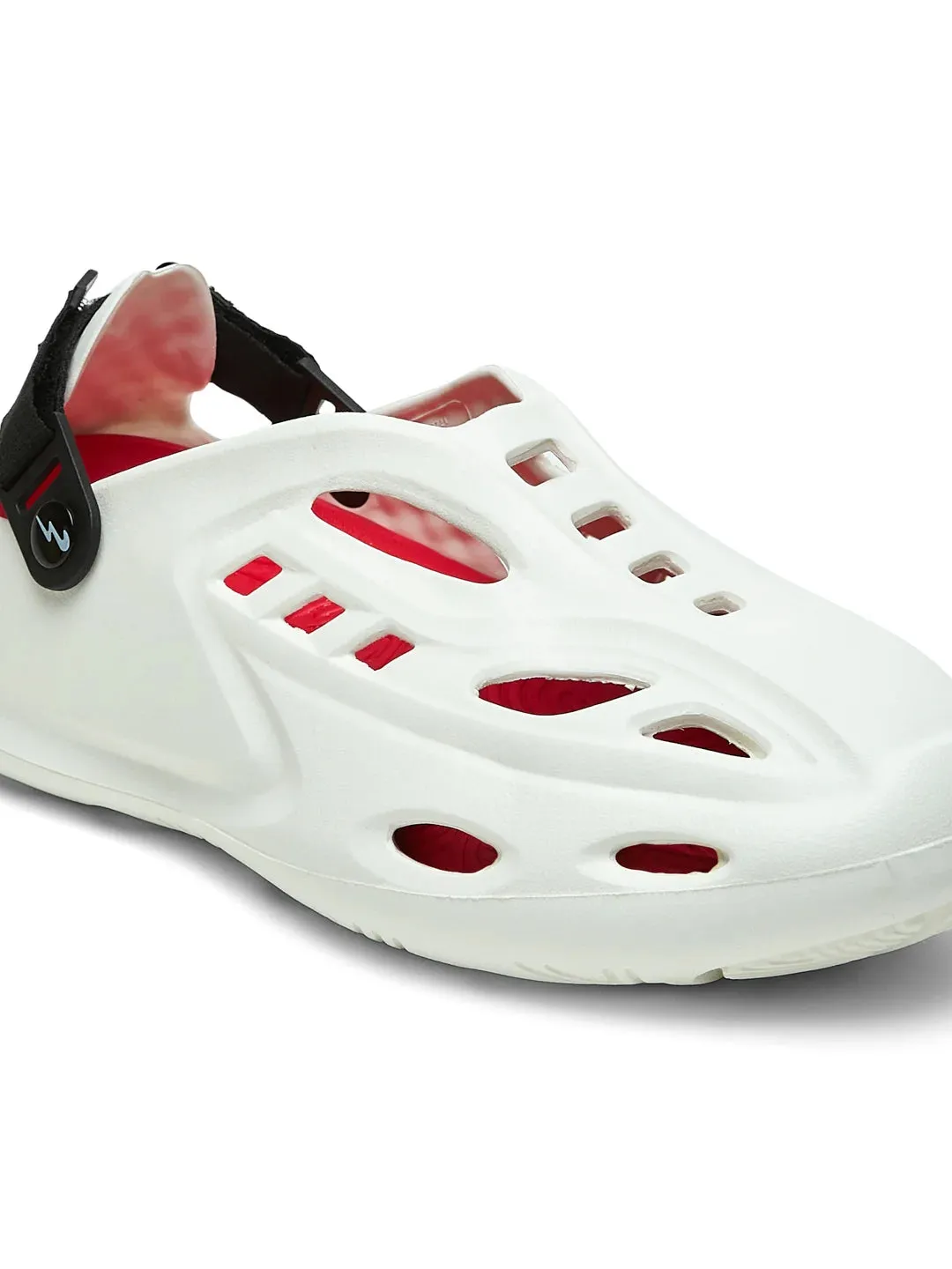 GC-4019B White Men's Clogs