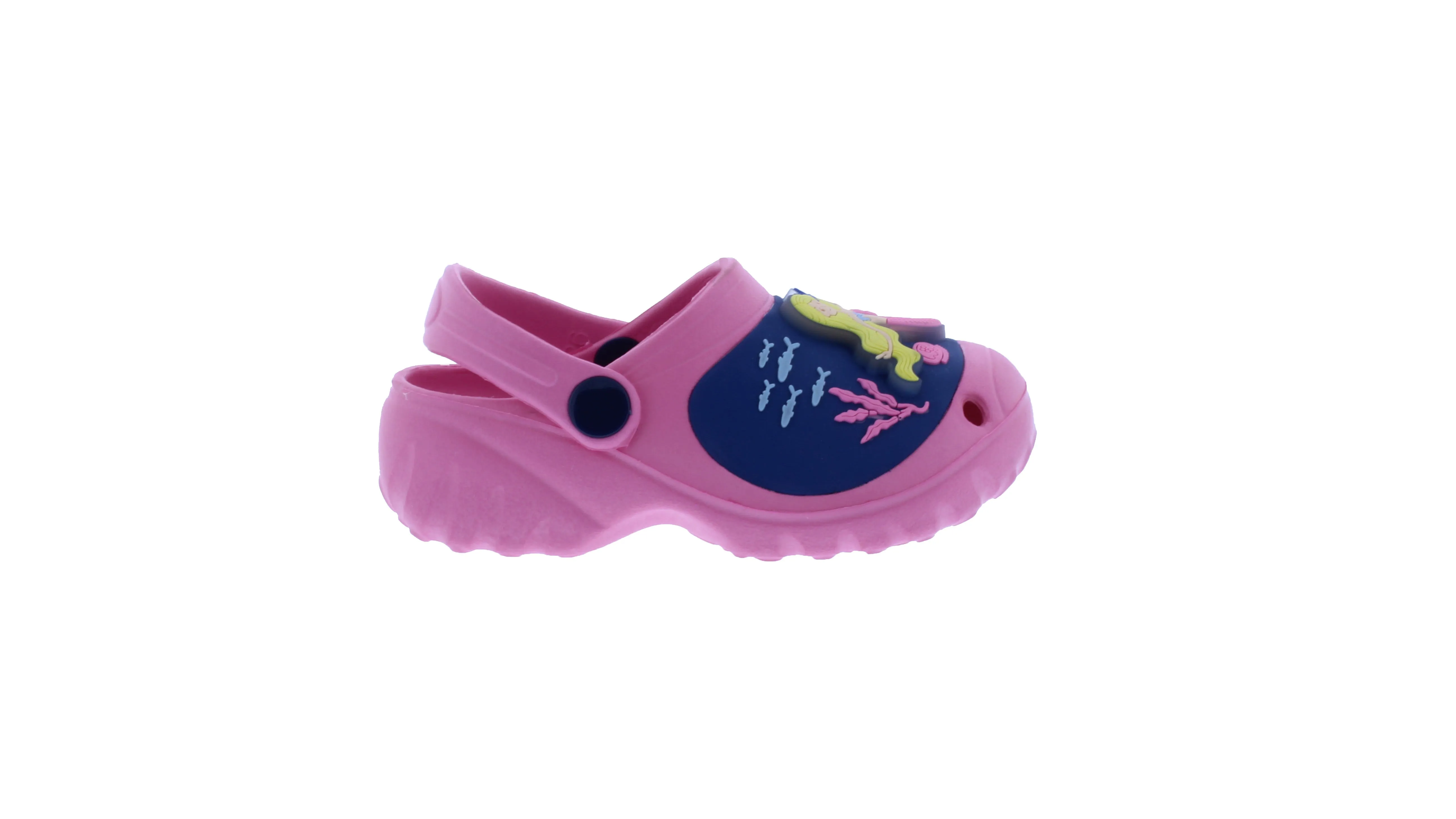 Girls Clog with Light Up Mermaid