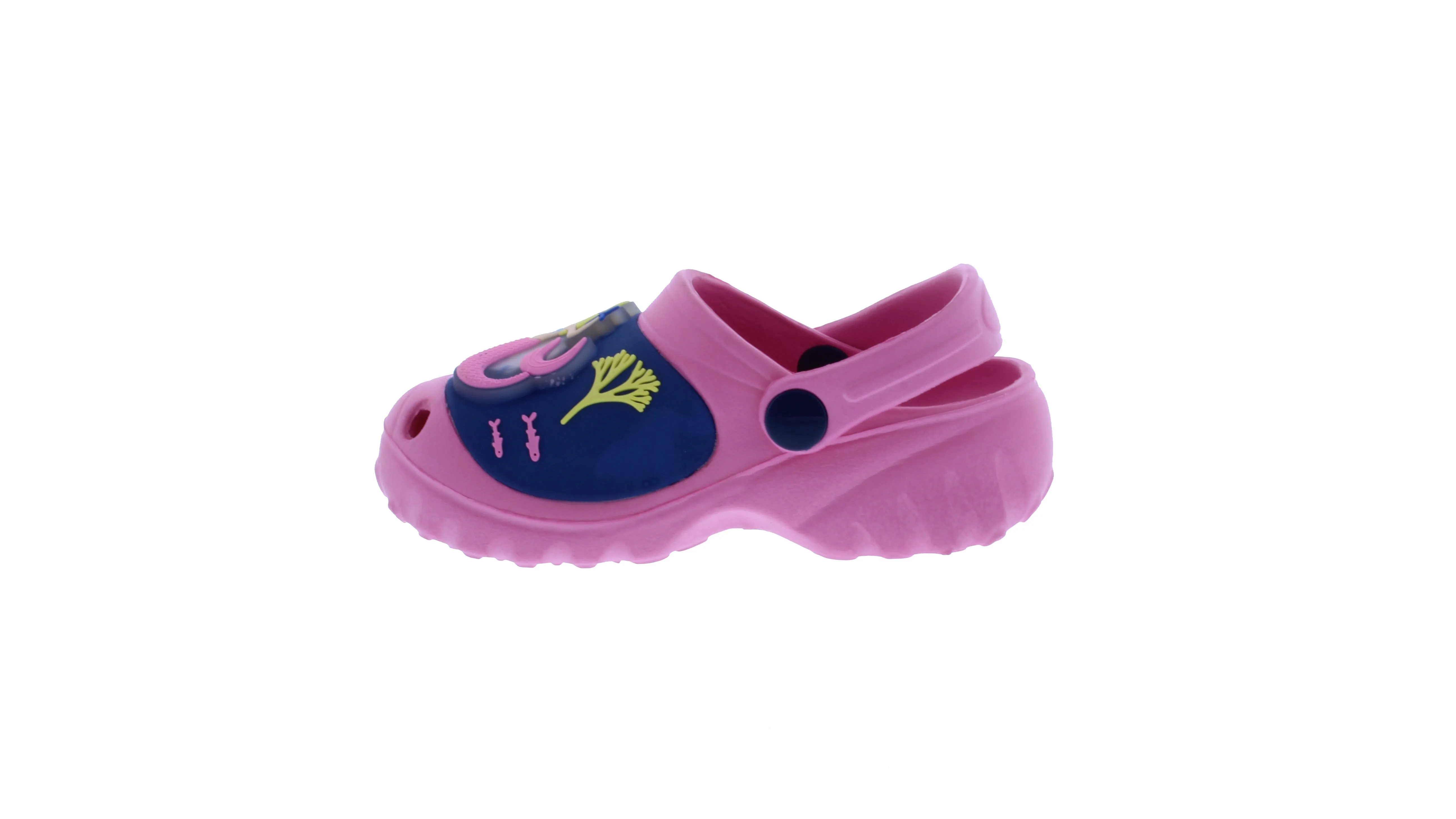 Girls Clog with Light Up Mermaid
