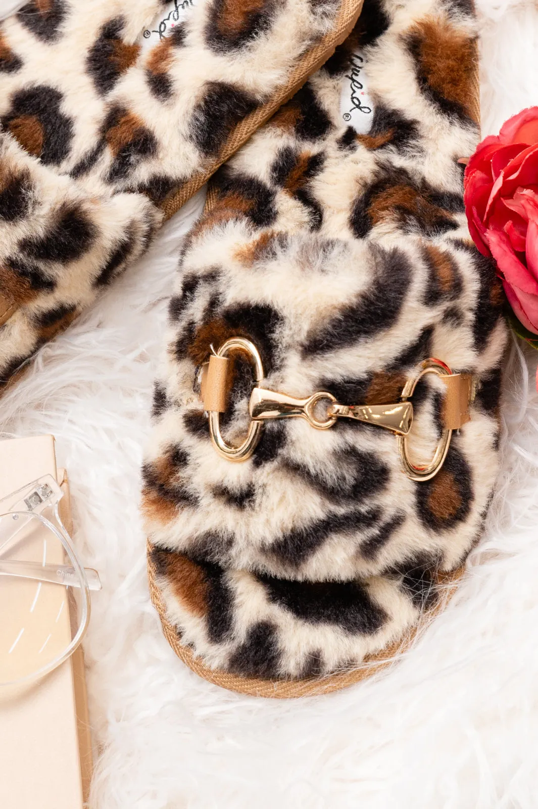 Girls Night In Animal Print Slippers Winter22