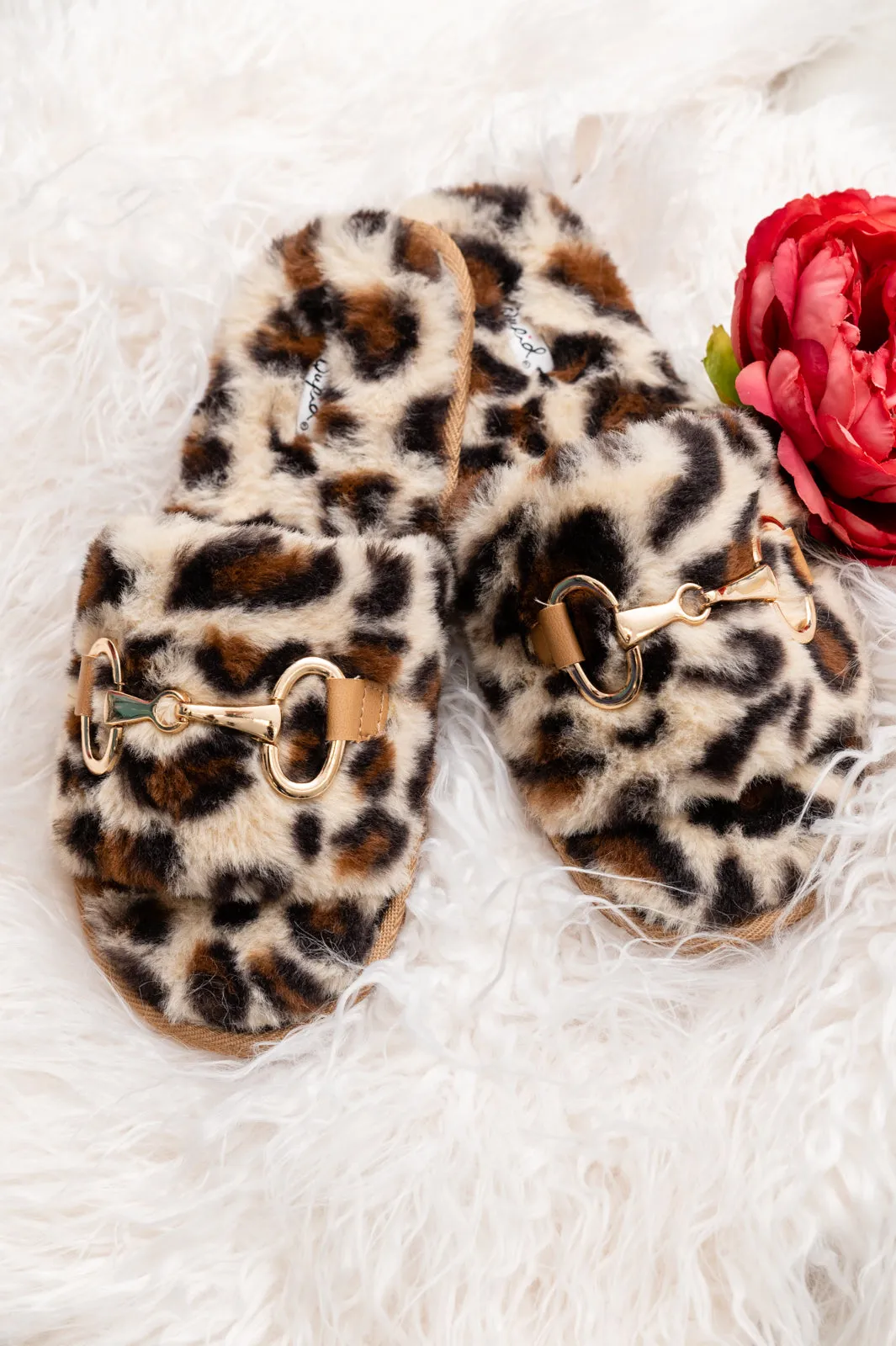 Girls Night In Animal Print Slippers Winter22