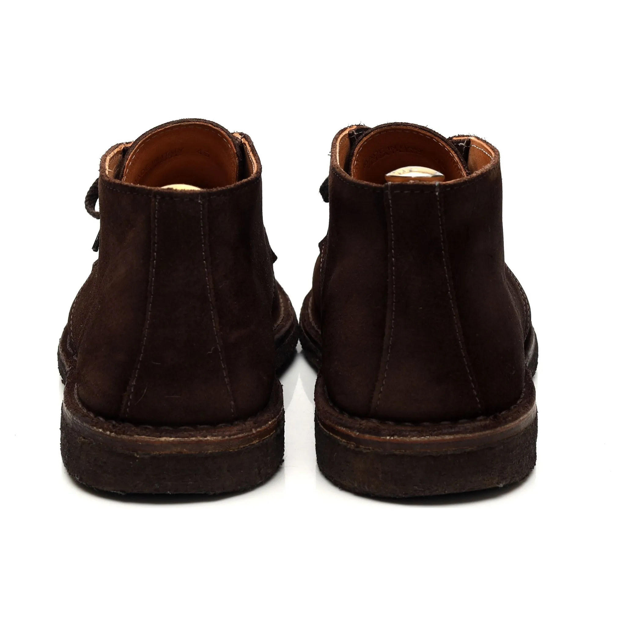 'Greenflex' Dark Brown Suede Chukka Boots UK 11 EU 45