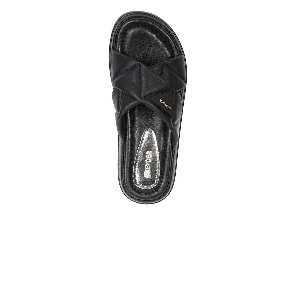 Greyder Women's Stylish Geometric Slippers