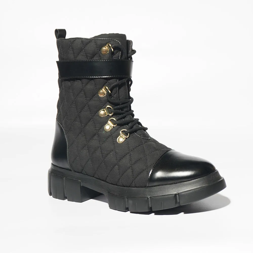 High Top Quilted Boots