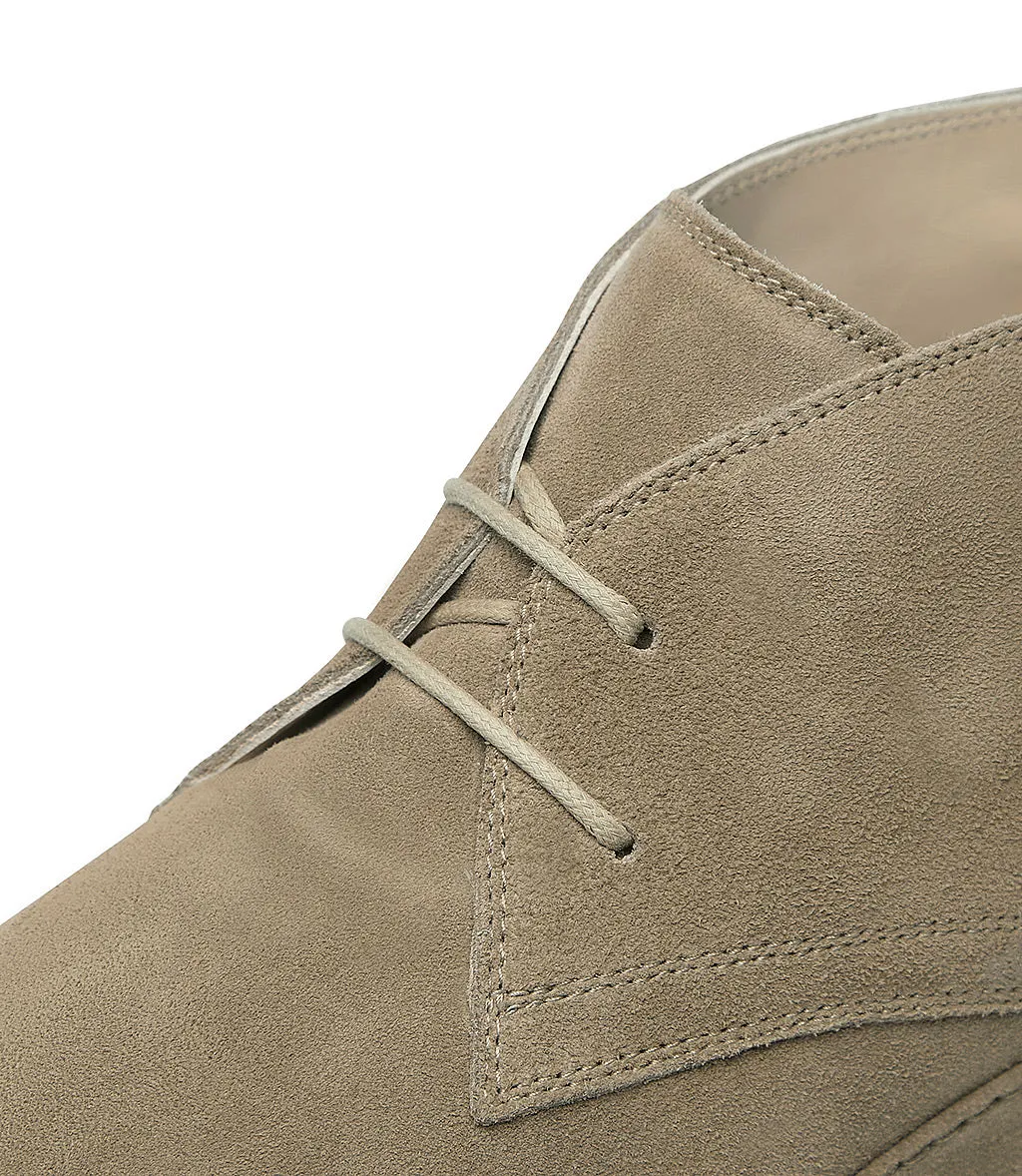 Honey suede desert boots