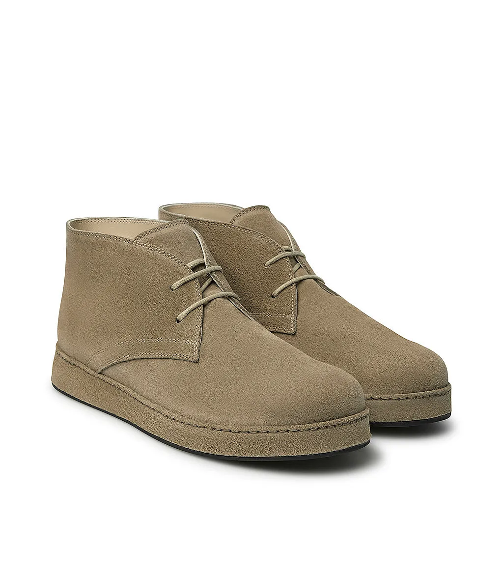 Honey suede desert boots