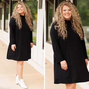 Keeping Toasty Dress, Black